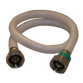 Faucet Connector, Flexible Poly, 1/2 IP x 1/2 IP x 24-In.