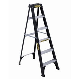 Fiberglass Step Ladder, 250-Lbs., Type I, 6-Ft.