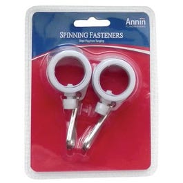 Flag Fastener, Spinning, 1-In., 2-Pk.