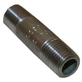 Stainless Steel Pipe Nipple, 1/4 x 5-In.