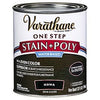 Stain & Polyurethane, Water-Based, Kona, 1-Qt.