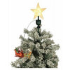 Tree Topper, Animated Santa & Sleigh, 8-In.