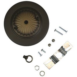 Traditional Canopy Kit, 7/16-In. Center Hole, Oil-Rubbed Bronze, 5-In.