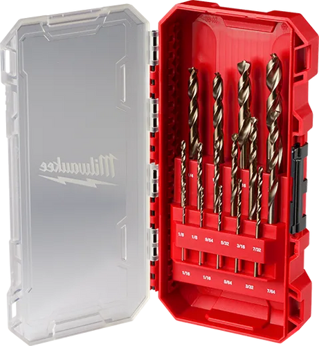 Milwaukee RED HELIX™ Cobalt Drill Bit Set – 15PC (15 PC)