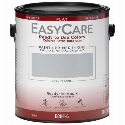 True Value EasyCare Ready To Use Colors Paint & Primer Interior Flat Latex