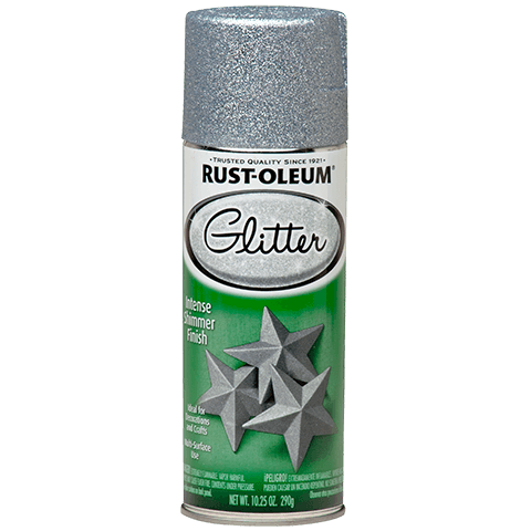 Rust-Oleum® Glitter Spray Paint Silver (10.25 Oz, Silver)