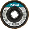 Makita X‑LOCK 4‑1/2 60 Grit Type 27 Flat Blending and Finishing Flap Disc for X‑LOCK and All 7/8 Arbor Grinders