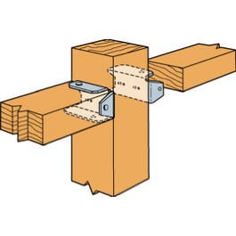 Fence Bracket Z-Max For Conencting Rails with Posts, 2 x 4-In.