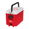 Milwaukee PACKOUT 16 Qt. Compact Cooler, Red/White