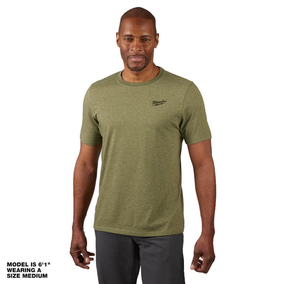 Hybrid Work Tee - Short Sleeve - Green 2X