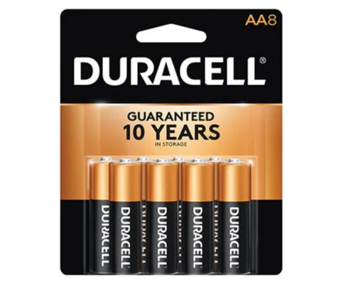 Duracell Coppertop Battery (AA. 8/PK.)