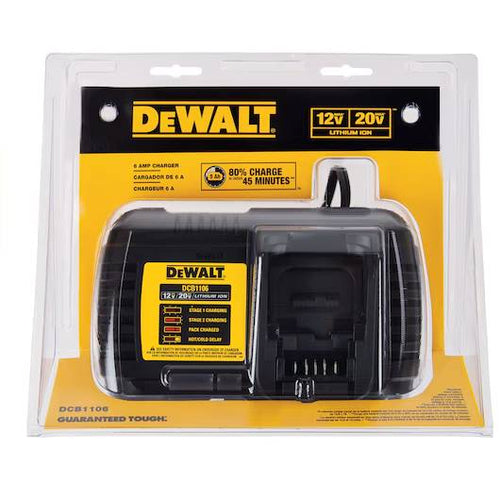 Dewalt DCB1106 12V MAX*/20V MAX*/FLEXVOLT® 6 Amp Fast Charger