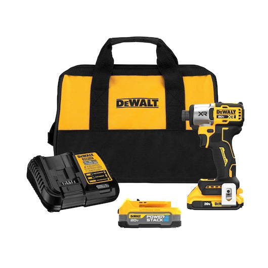 Dewalt 20V MAX* XR® 3-Speed Impact Driver with DEWALT POWERSTACK™ Kit