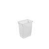 Rubbermaid Open Top Wastebasket  8 Gallon, White (8 Gallon, White)