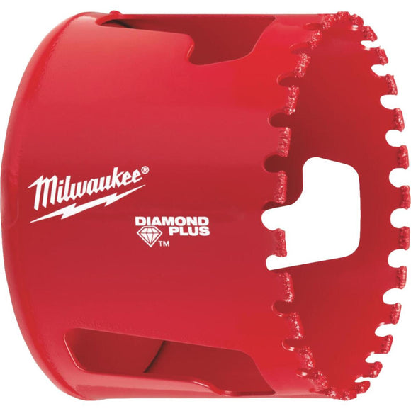 Milwaukee Diamond Plus 2-1/2 In. Diamond Grit Hole Saw