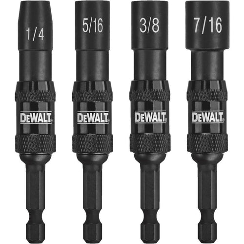 DeWalt Impact Ready 4-Piece Pivoting Magnetic Nutdriver Set