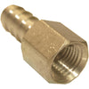 Lasco 1/4 In. FPT x 3/8 In. Brass Hose Barb Adapter