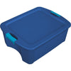 Sterilite 12 Gal. Blue Latch & Carry Storage Tote