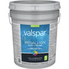 Valspar Medallion 100% Acrylic Paint & Primer Satin Interior Wall Paint, White, 5 Gal.