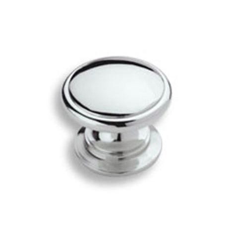 Amerock BP5301226 Allison Value Hardware Collection Knob (1-1/4 in. (32mm), Polished Chrome, BP5301226)