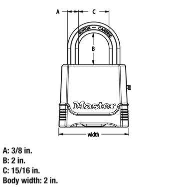 Master Lock M176XDLH Combination Lock