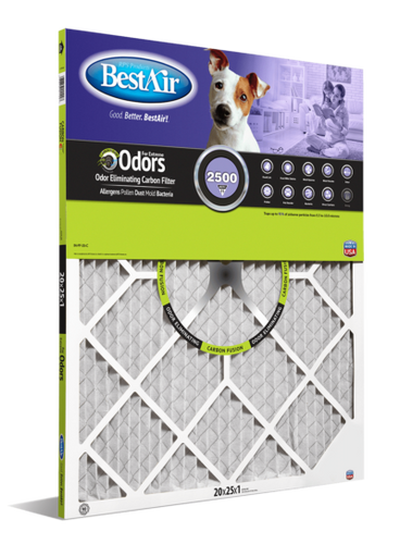 BestAir® Carbon Pet Filter Merv 11 Furnace Filter