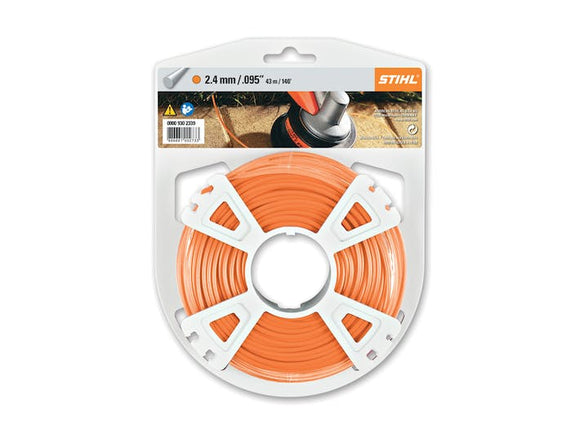 Stihl 2.4mm X 10m Round Strimmer & Brushcutter Nylon Line (2.4mm X 10m)