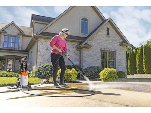 STIHL RE 100 PLUS Electric Pressure Washer (3-in-1 spray nozzle)