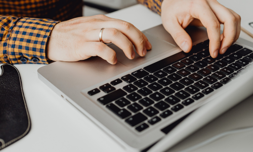 Man on laptop