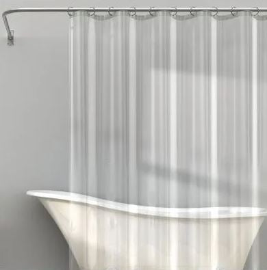 Zenna Home PEVA Light Weight Shower Curtain Liner