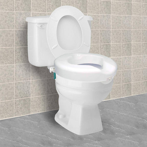 Carex Safety Lock Bariatric Raised Toilet Seat