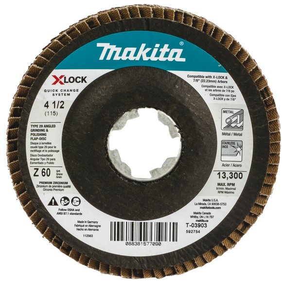 Makita X‑LOCK 4‑1/2