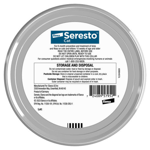 Seresto Flea and Tick Collar for Cats