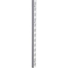 Knape & Vogt 82 Series 16-1/2 In. White Steel Heavy-Duty Double-Slot Shelf Standard