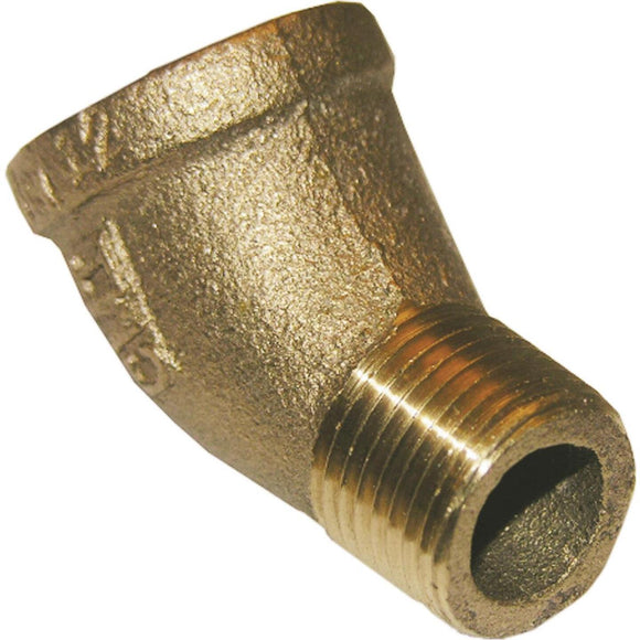 Lasco 1/4 In. FPT x 1/4 In. MPT 45 deg Brass Street Elbow