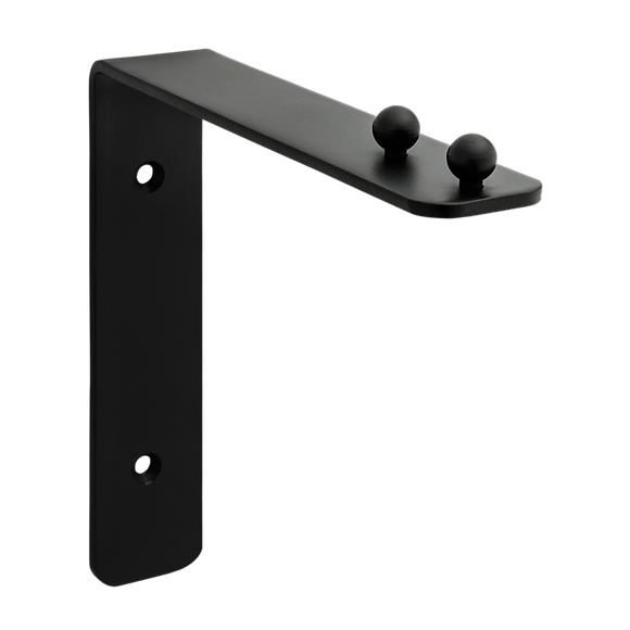 National Hardware Hanging Plant Wall Bracket 7-in, Black