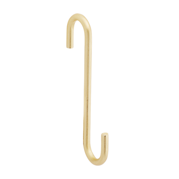 National Hardware Modern S Hook Small 4-3/4-in, Brushed Gold