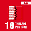 Milwaukee 2-1/6 Hex Threading Die