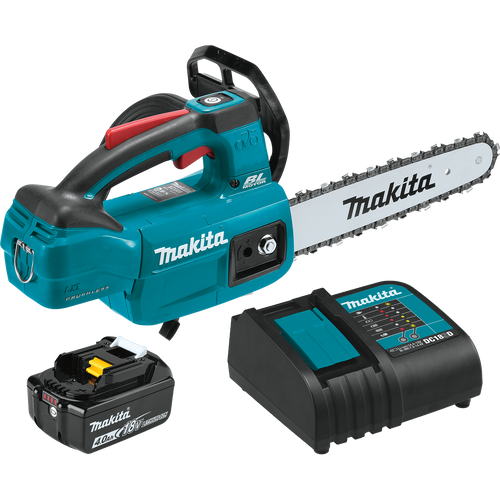Makita 18V LXT® Lithium‑Ion Brushless Cordless 10 Top Handle Chain Saw Kit (4.0Ah)
