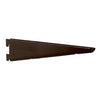 Shelf Bracket, Dual Track, Black, 9-In.