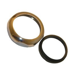 Slip Joint Nut Kit, Brass, 1-1/2-In.