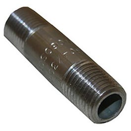 Stainless Steel Pipe Nipple, 1/4 x 4-In.