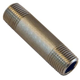 Stainless Steel Pipe Nipple, 1/8-In. x Short