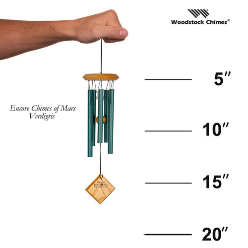 Woodstock Chimes Encore® Chimes of Mars Verdigris