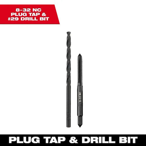 Milwaukee Straight Flute Plug Tap & Drill Bit