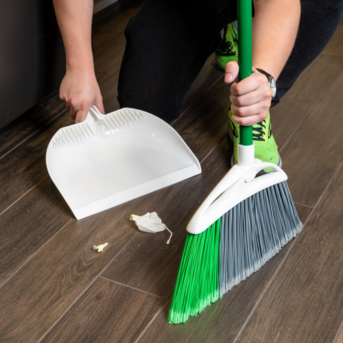 Libman XL Indoor/Outdoor Angle Broom with Dustpan