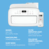 Perfect Aire 12,000 BTU/8,000 SACC Portable Air Conditioner with Full-Function Remote Control