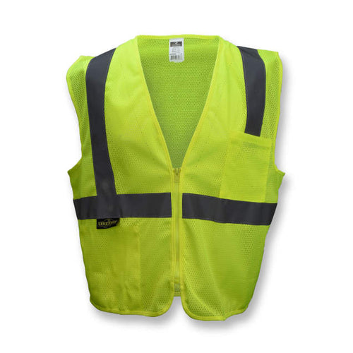 Radians SV2Z Economy Type R Class 2 Mesh Safety Vest with Zipper