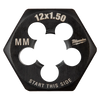 Milwaukee M4-0.70 mm 1-Inch Hex Threading Die