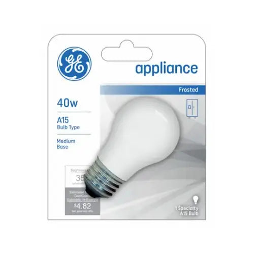 GE Lighting 40W Frosted Appliance Bulb
